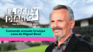 Comando armado irrumpe casa de Miguel Bosé en Ciudad de México.
