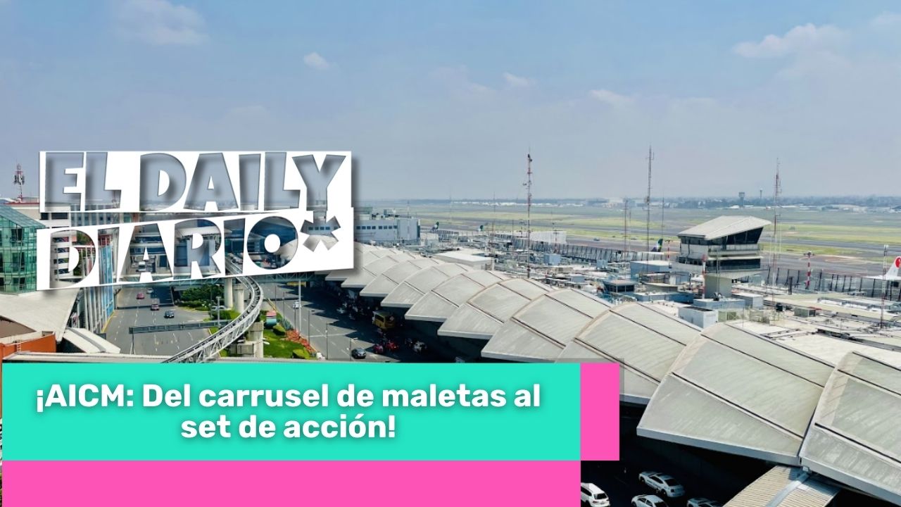 Lee más sobre el artículo ¡AICM: Del carrusel de maletas al set de acción!