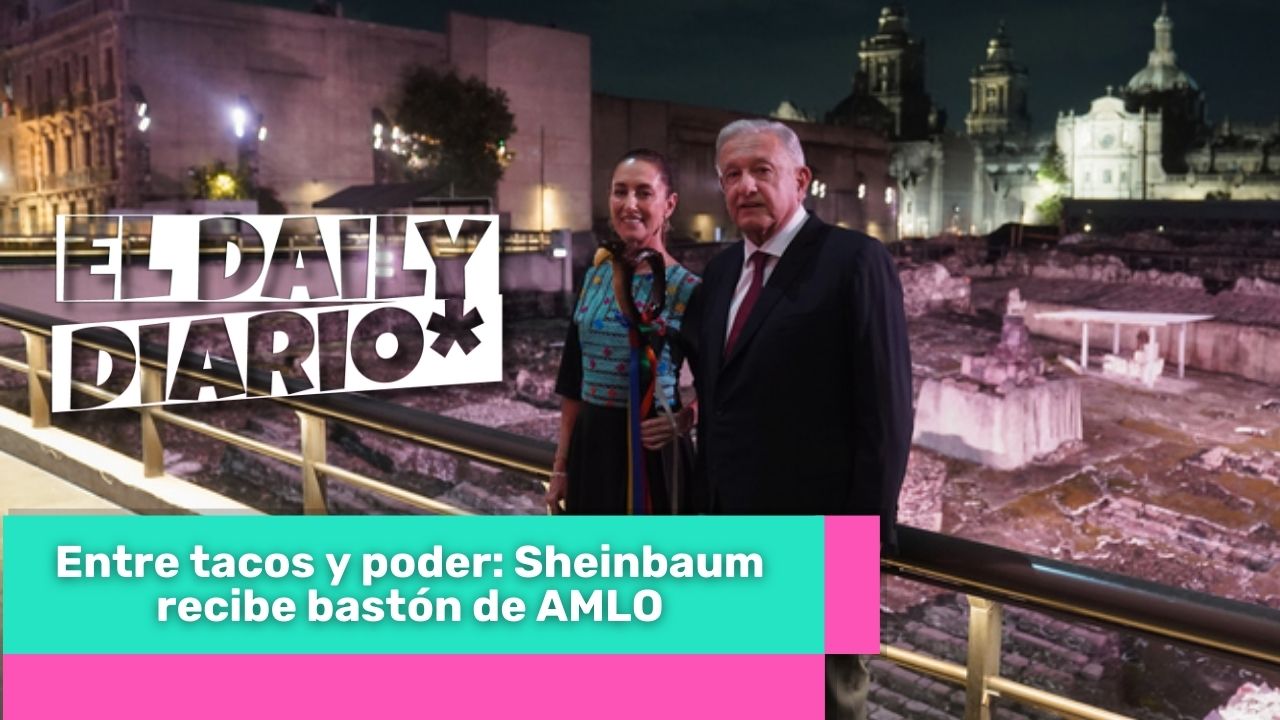 Lee más sobre el artículo Entre tacos y poder: Sheinbaum recibe bastón de AMLO