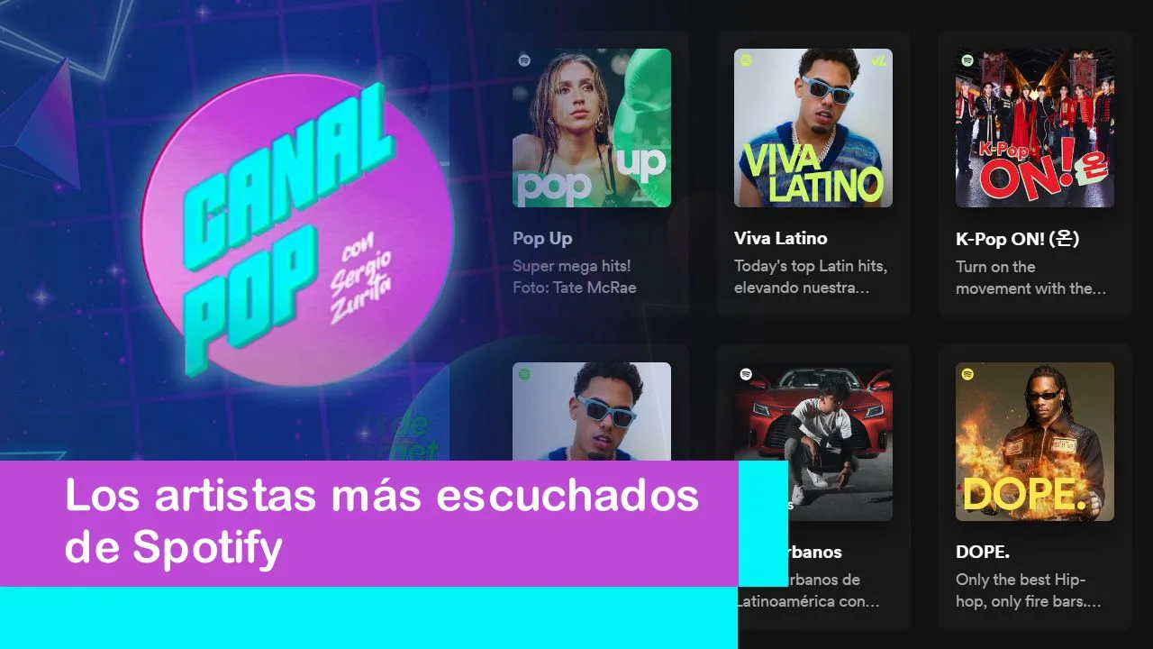Lee más sobre el artículo Los artistas más escuchados de Spotify
