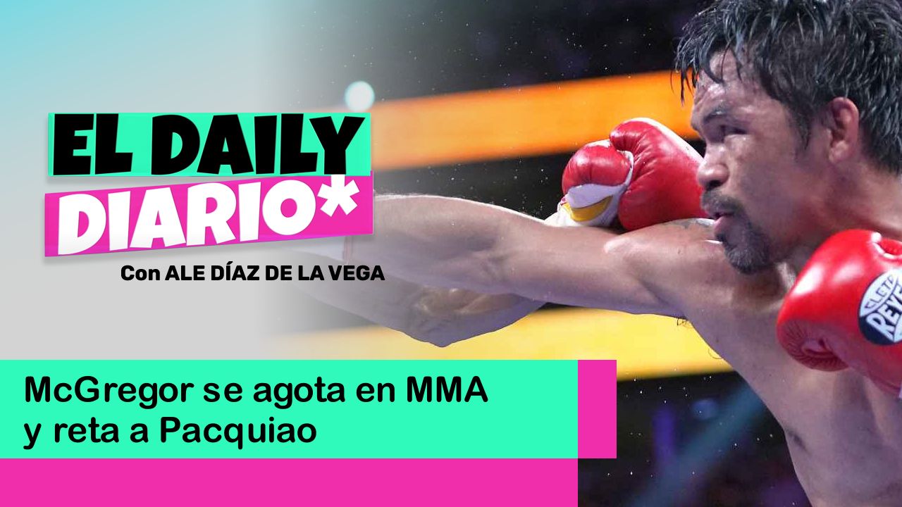 Lee más sobre el artículo McGregor se agota en MMA y reta a Pacquiao