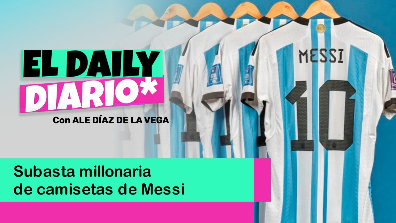 Lee más sobre el artículo Subasta millonaria de camisetas de Messi