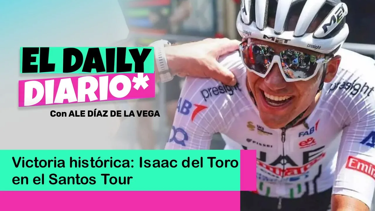 Lee más sobre el artículo Victoria histórica: Isaac del Toro en el Santos Tour