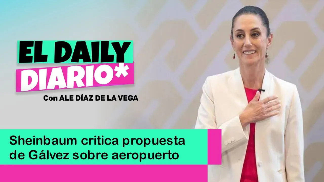 Lee más sobre el artículo Sheinbaum critica propuesta de Gálvez sobre aeropuerto