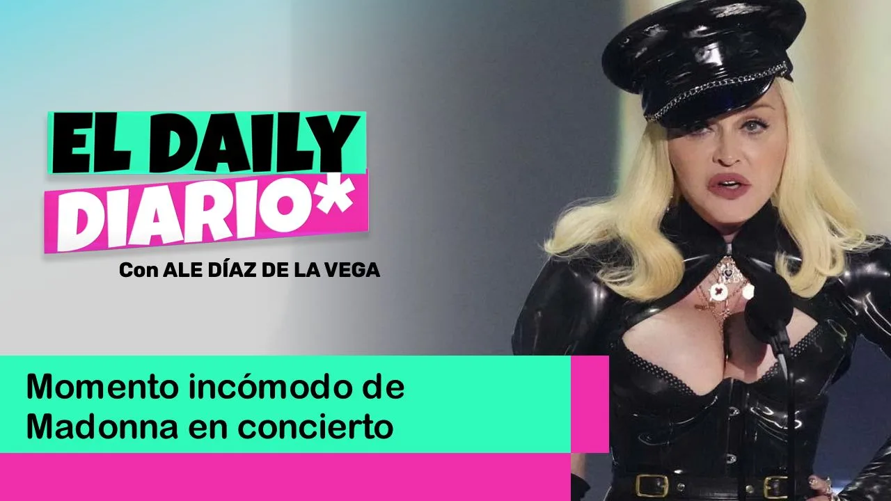 Lee más sobre el artículo Momento incómodo de Madonna en concierto
