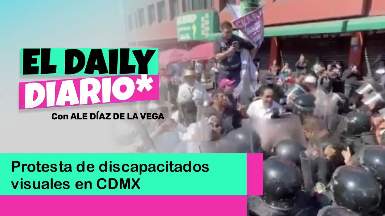 Lee más sobre el artículo Protesta de discapacitados visuales en CDMX