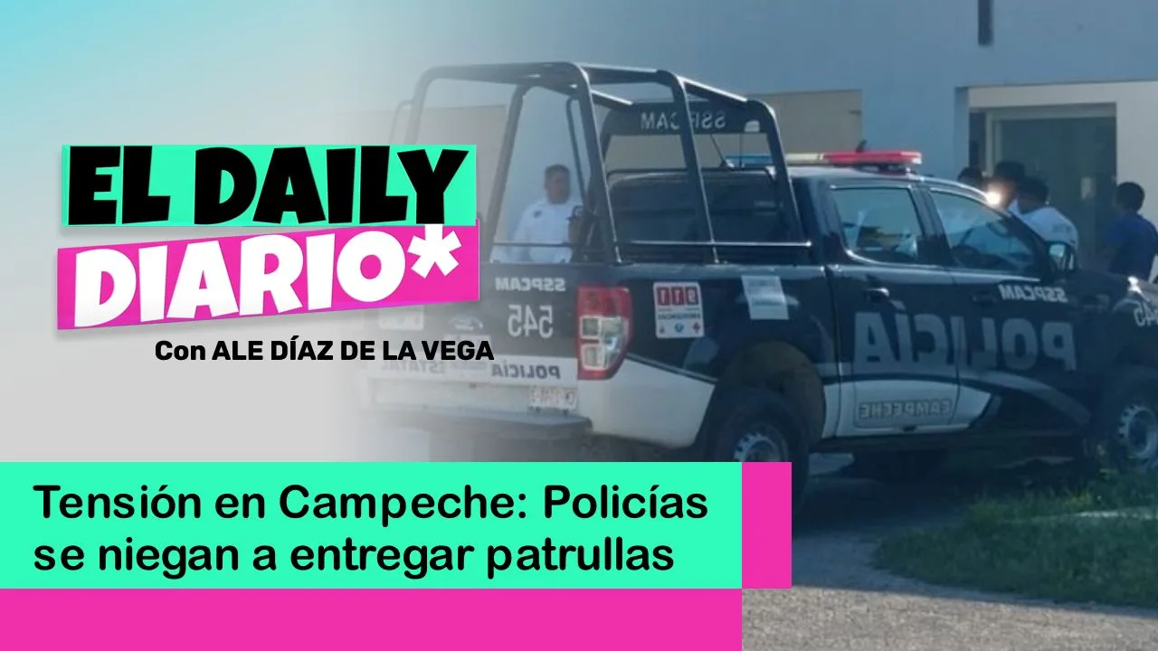 Lee más sobre el artículo Tensión en Campeche: Policías se niegan a entregar patrullas