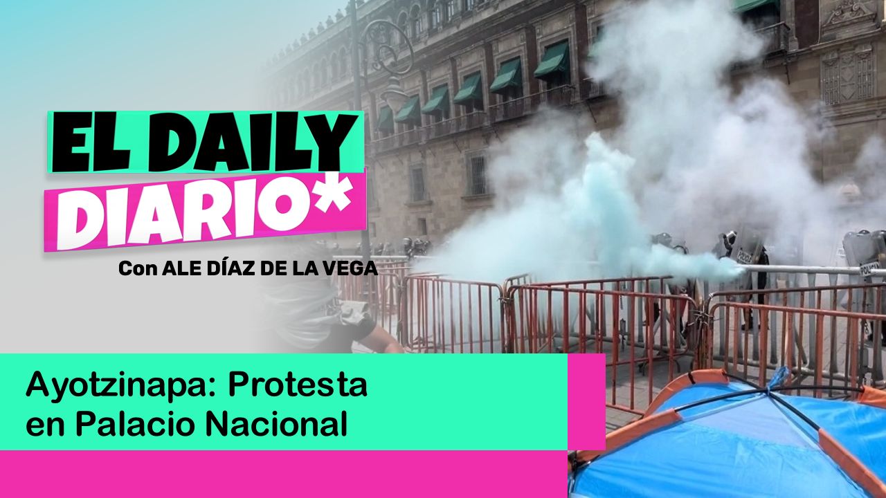 Lee más sobre el artículo Ayotzinapa: Protesta en Palacio Nacional