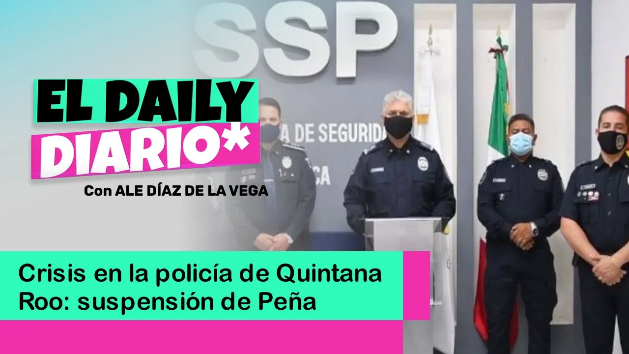 Lee más sobre el artículo Crisis en la policía de Quintana Roo: suspensión de Peña