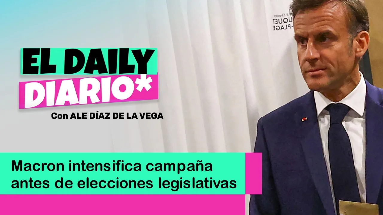 Lee más sobre el artículo Macron intensifica campaña antes de elecciones legislativas