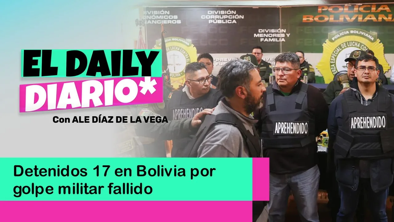 Lee más sobre el artículo Detenidos 17 en Bolivia por golpe militar fallido