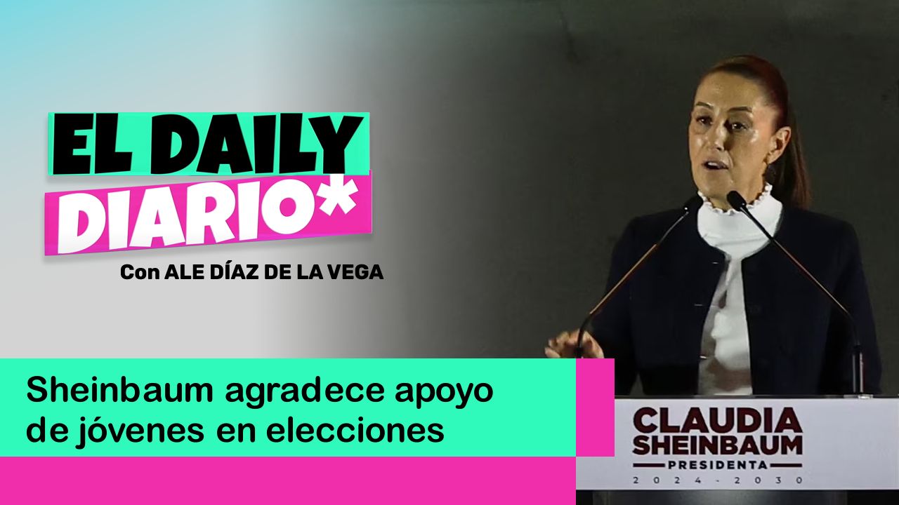 Lee más sobre el artículo Sheinbaum agradece apoyo de jóvenes en elecciones