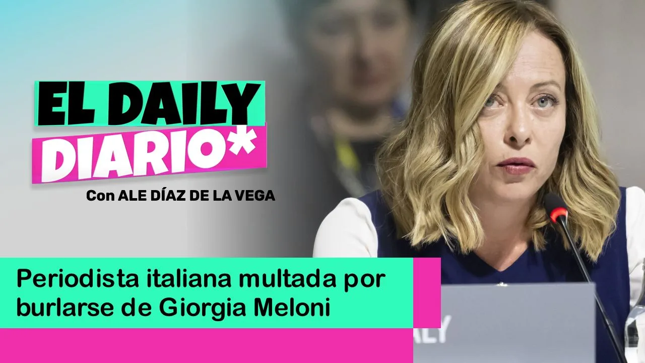 Lee más sobre el artículo Periodista italiana multada por burlarse de Giorgia Meloni