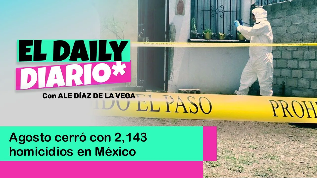 Lee más sobre el artículo Agosto cerró con 2,143 homicidios en México