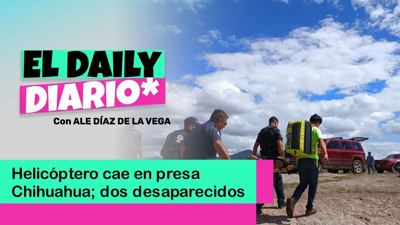 Lee más sobre el artículo Helicóptero cae en presa Chihuahua; dos desaparecidos