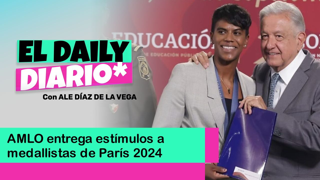 Lee más sobre el artículo AMLO entrega estímulos a medallistas de París 2024