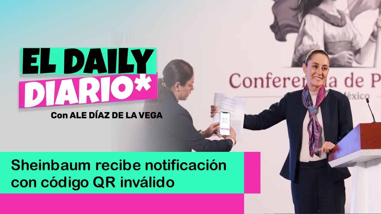 Lee más sobre el artículo Sheinbaum recibe notificación con código QR inválido