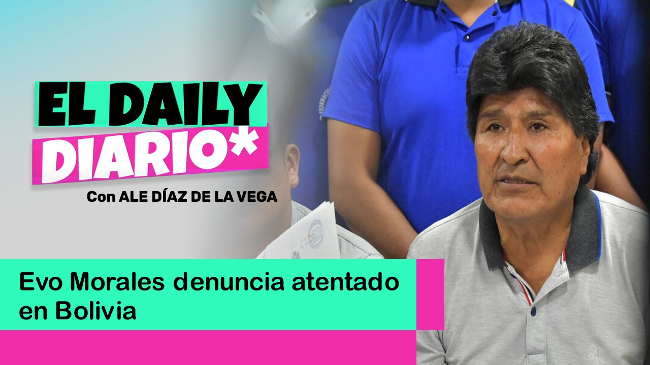 Lee más sobre el artículo Evo Morales denuncia atentado en Bolivia