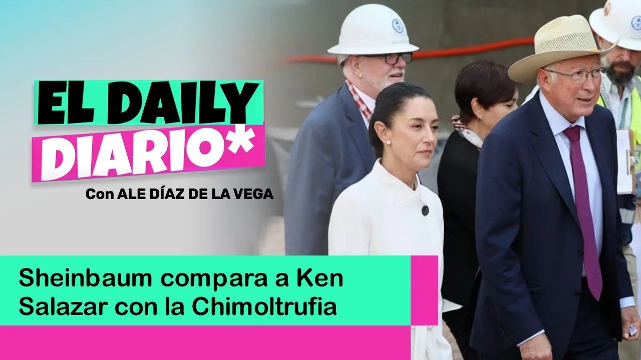 Lee más sobre el artículo Sheinbaum compara a Ken Salazar con la Chimoltrufia