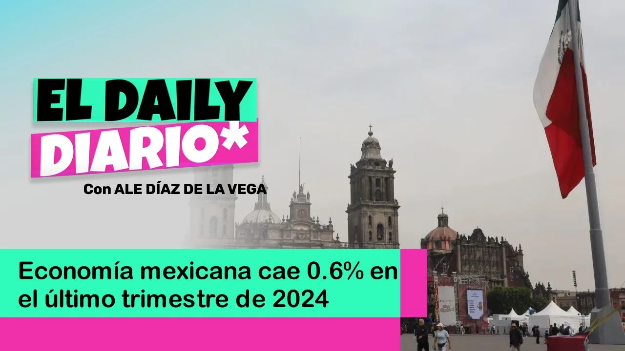 Lee más sobre el artículo Economía mexicana cae 0.6% en el último trimestre de 2024