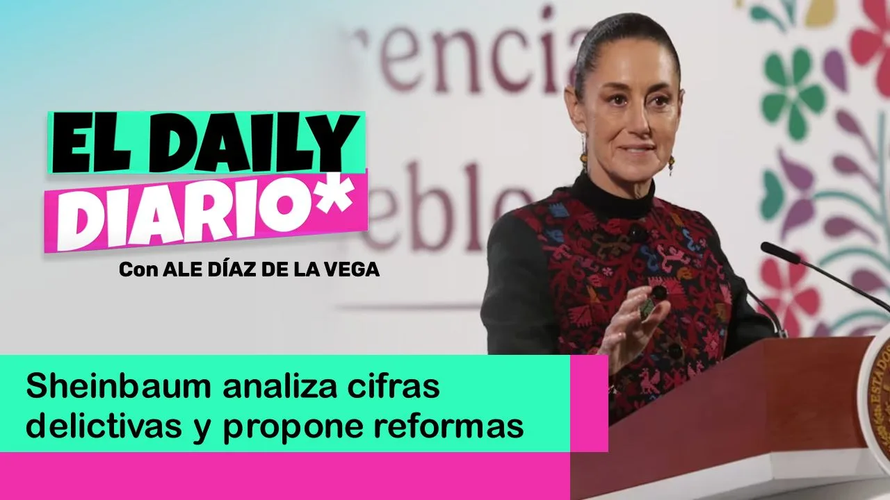 Lee más sobre el artículo Sheinbaum analiza cifras delictivas y propone reformas