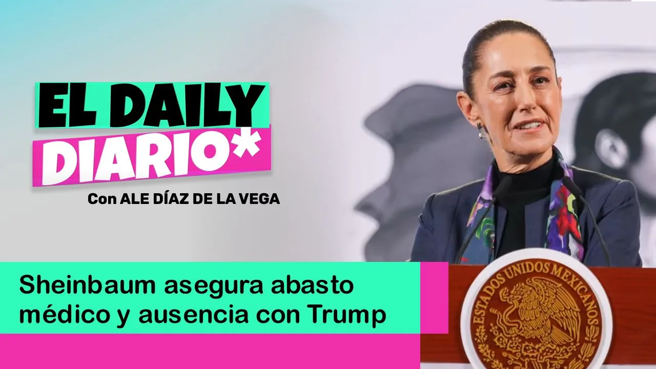 Lee más sobre el artículo Sheinbaum asegura abasto médico y ausencia con Trump