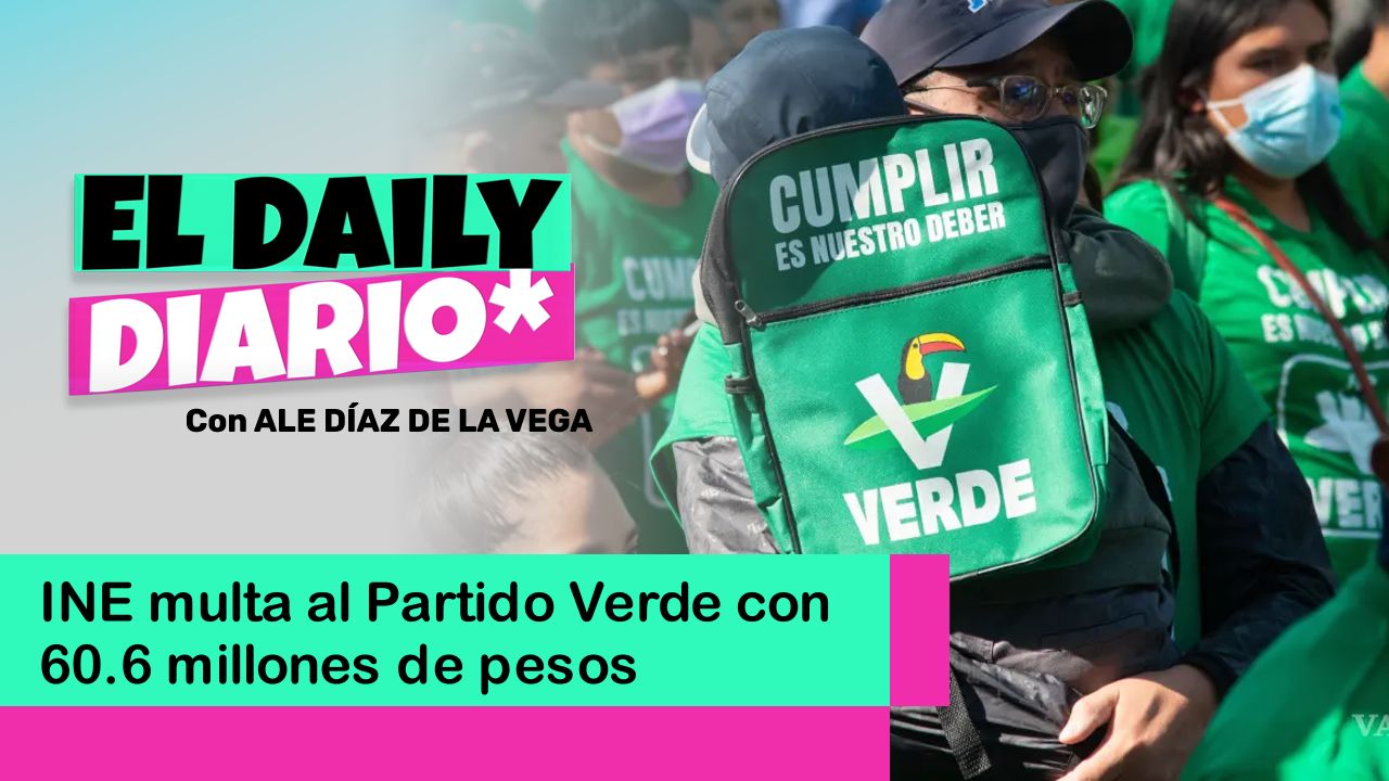 Lee más sobre el artículo INE multa al Partido Verde con 60.6 millones de pesos