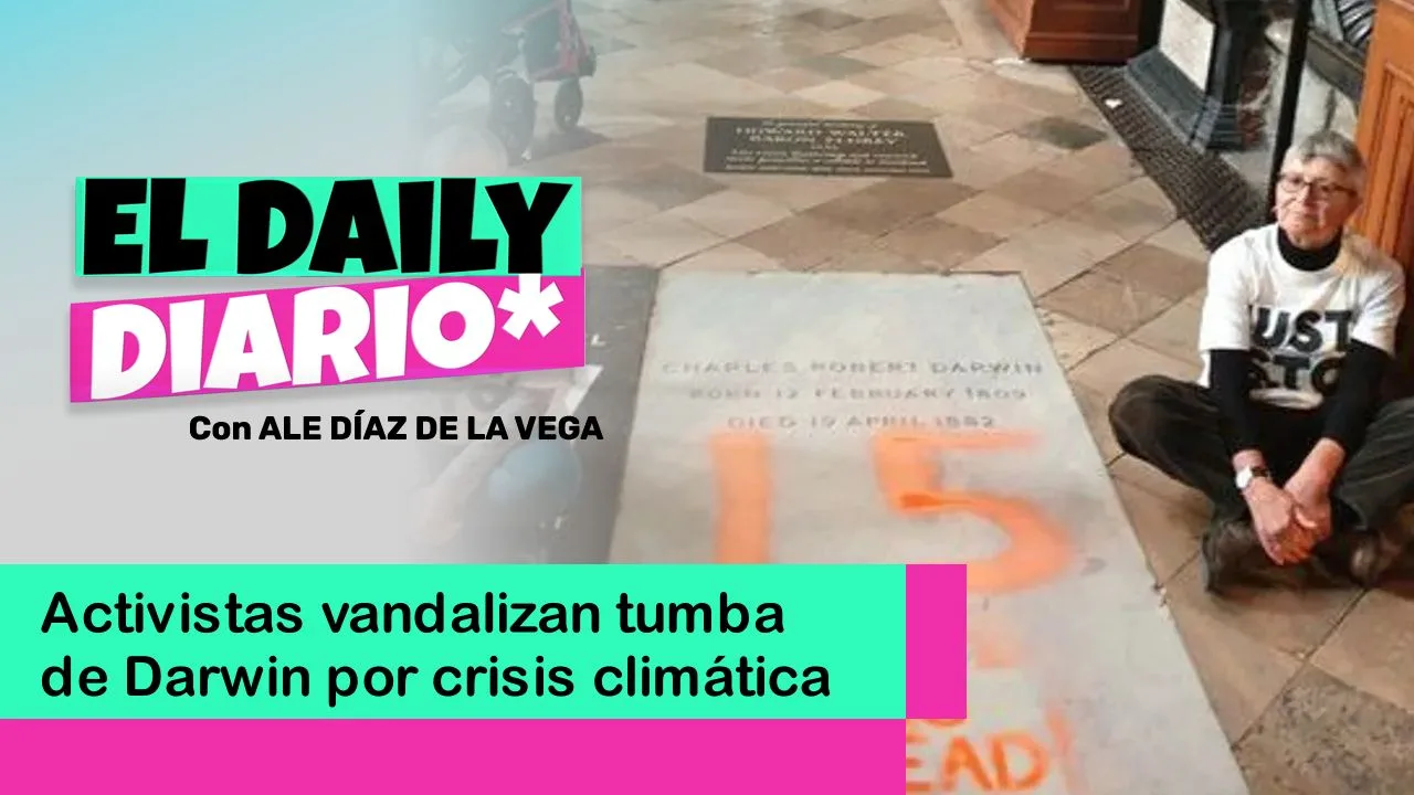 Lee más sobre el artículo Activistas vandalizan tumba de Darwin por crisis climática