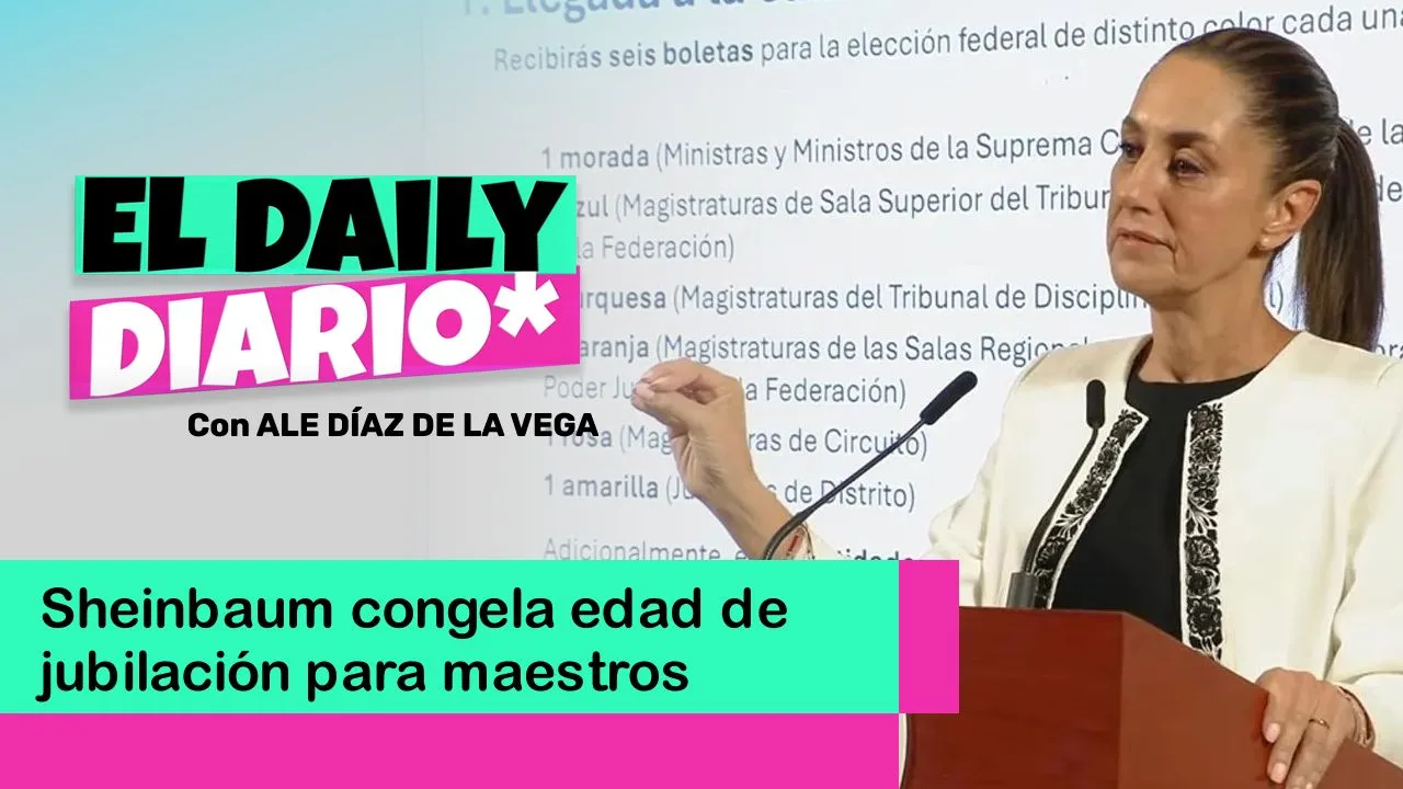 Lee más sobre el artículo Sheinbaum congela edad de jubilación para maestros