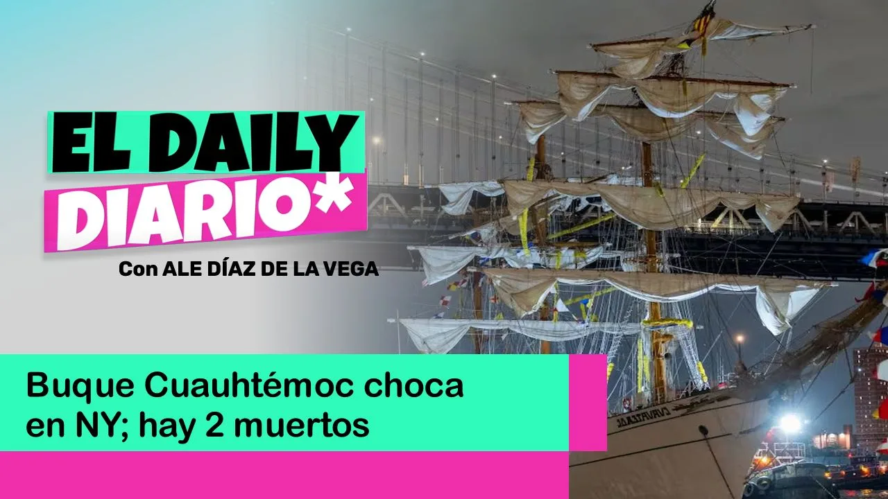Lee más sobre el artículo Buque Cuauhtémoc choca en NY; hay 2 muertos