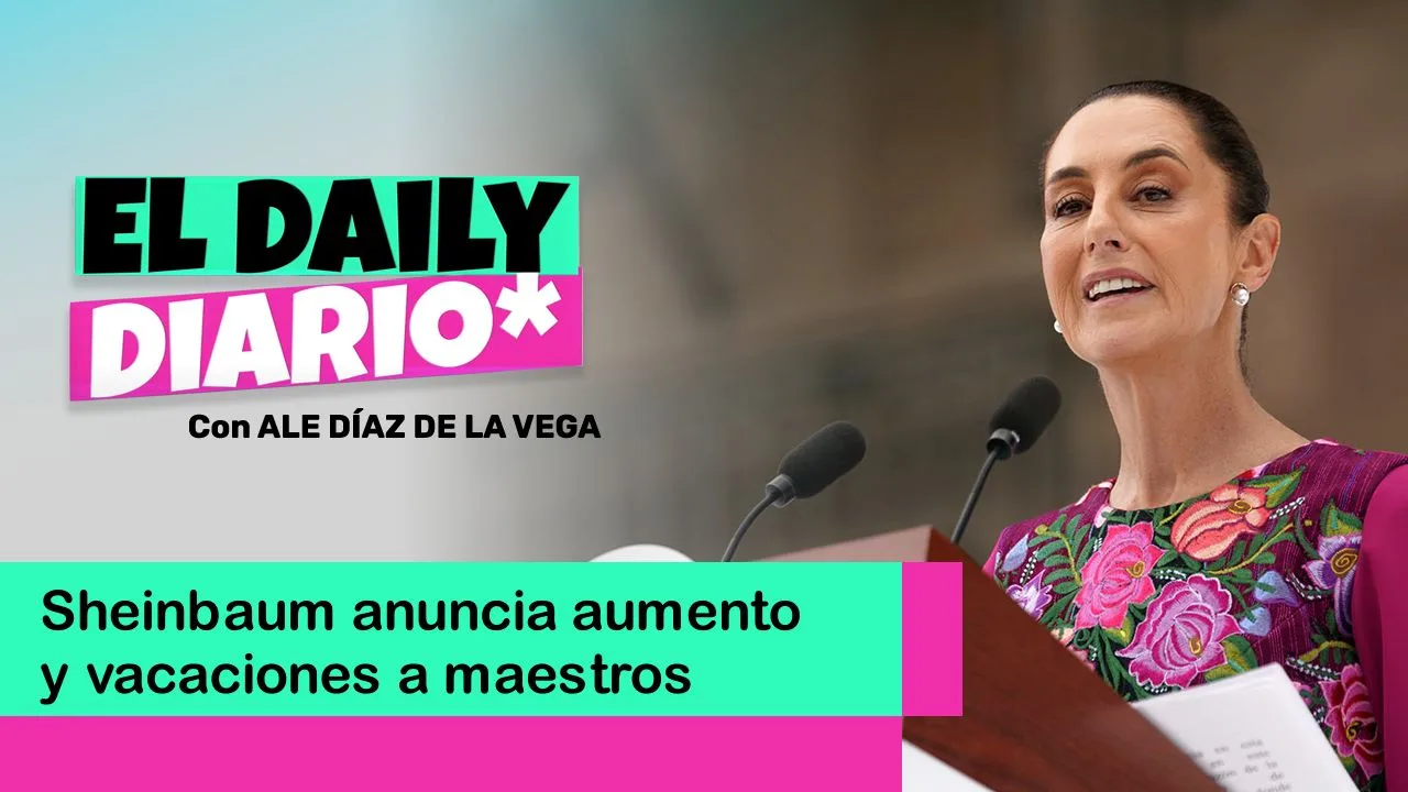 Lee más sobre el artículo Sheinbaum anuncia aumento y vacaciones a maestros