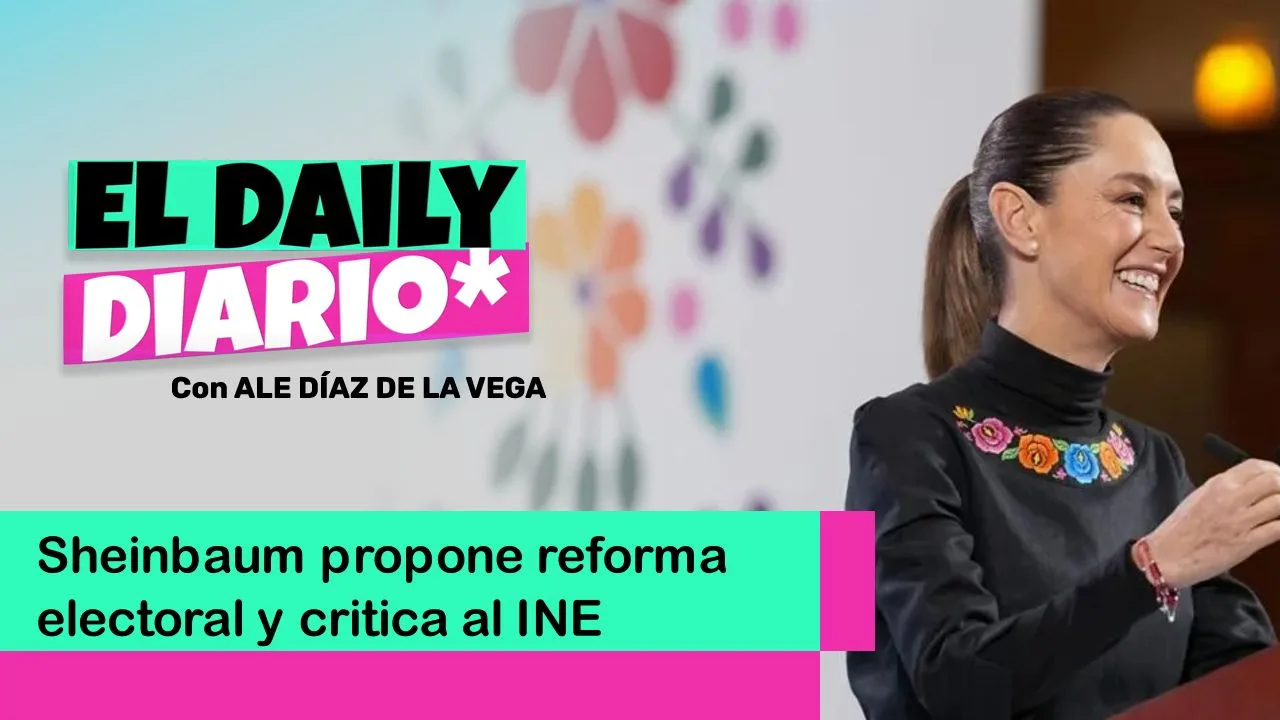 Lee más sobre el artículo Sheinbaum propone reforma electoral y critica al INE