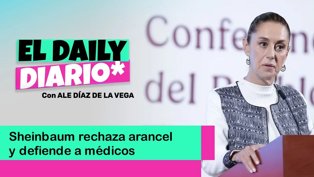 Lee más sobre el artículo Sheinbaum rechaza arancel y defiende a médicos