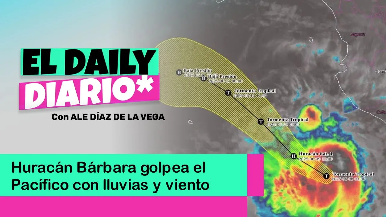 Lee más sobre el artículo Huracán Bárbara golpea el Pacífico con lluvias y viento