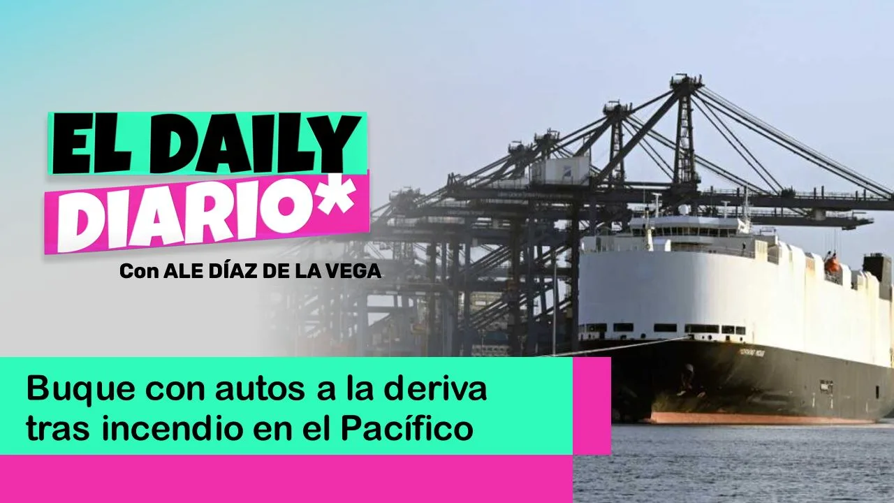Lee más sobre el artículo Buque con autos a la deriva tras incendio en el Pacífico
