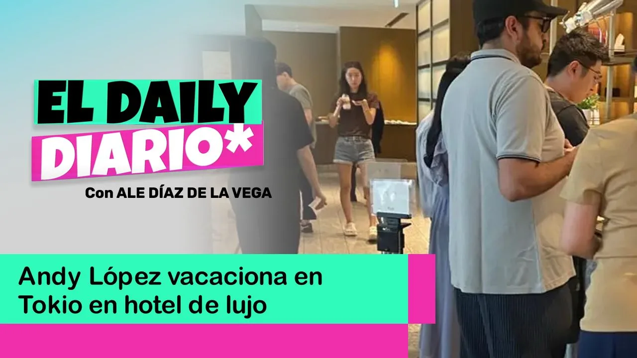 Lee más sobre el artículo Andy López vacaciona en Tokio en hotel de lujo