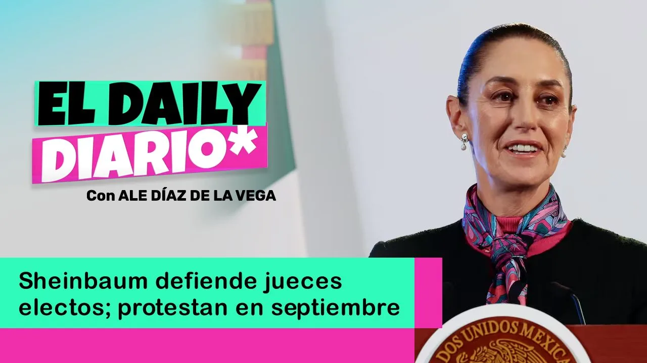 Lee más sobre el artículo Sheinbaum defiende jueces electos; protestan en septiembre