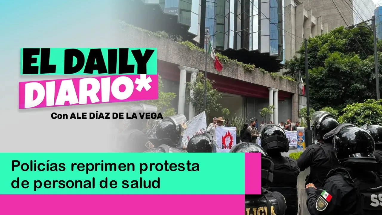 Lee más sobre el artículo Policías reprimen protesta de personal de salud