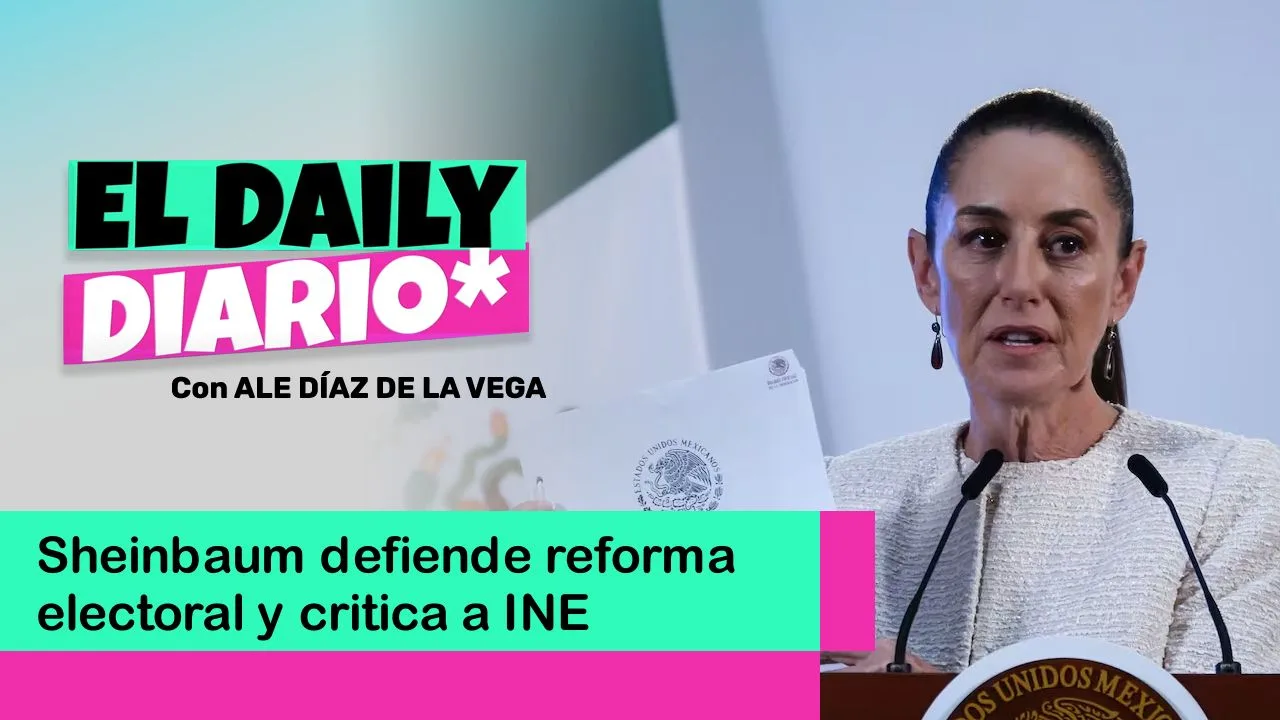 Lee más sobre el artículo Sheinbaum defiende reforma electoral y critica a INE
