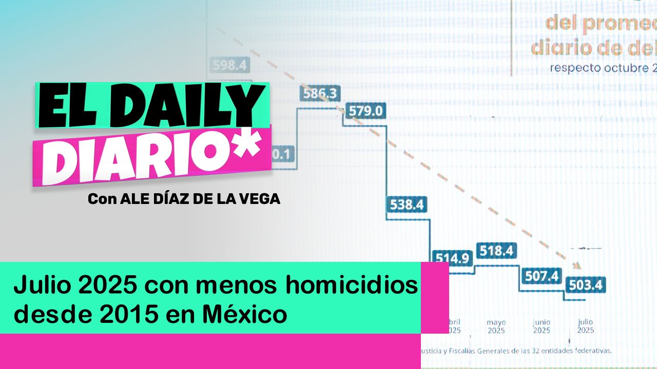 Lee más sobre el artículo Julio 2025 con menos homicidios desde 2015 en México