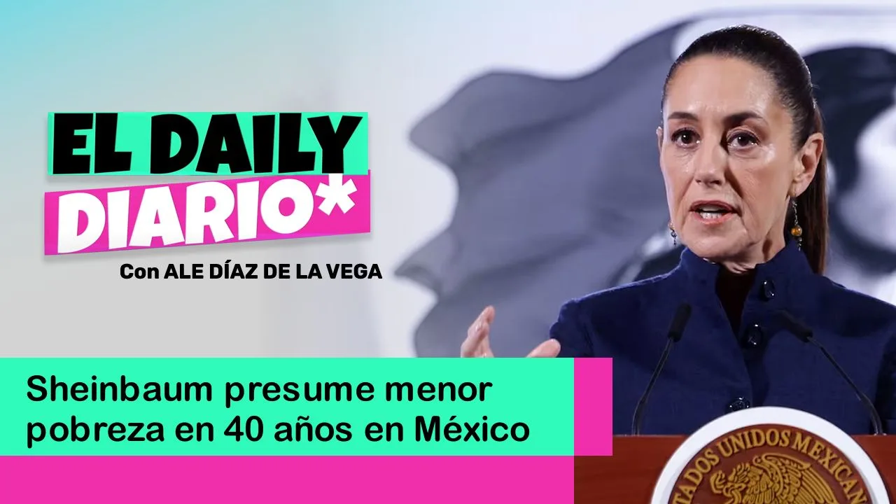 Lee más sobre el artículo Sheinbaum presume menor pobreza en 40 años en México