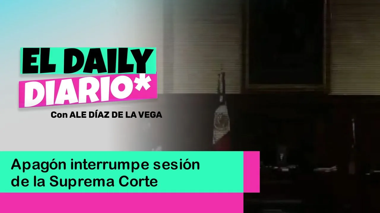 Lee más sobre el artículo Apagón interrumpe sesión de la Suprema Corte