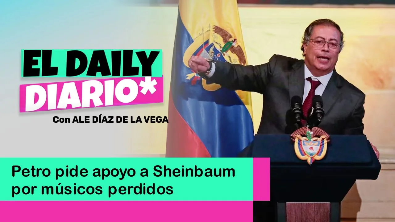 Lee más sobre el artículo Petro pide apoyo a Sheinbaum por músicos perdidos