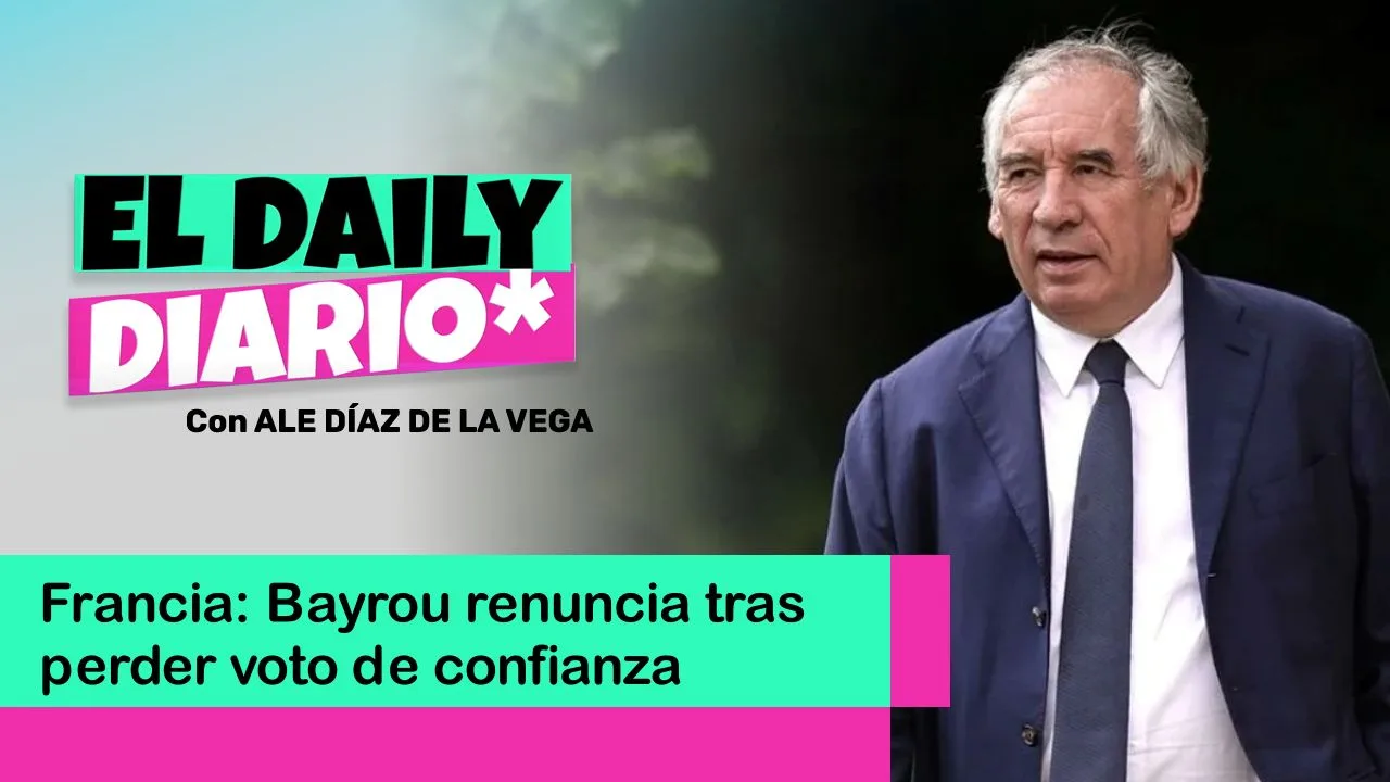 Lee más sobre el artículo Francia: Bayrou renuncia tras perder voto de confianza