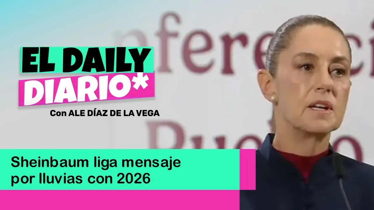 Lee más sobre el artículo Sheinbaum liga mensaje por lluvias con 2026