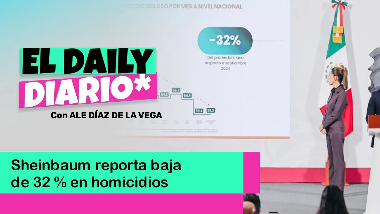 Lee más sobre el artículo Sheinbaum reporta baja de 32 % en homicidios