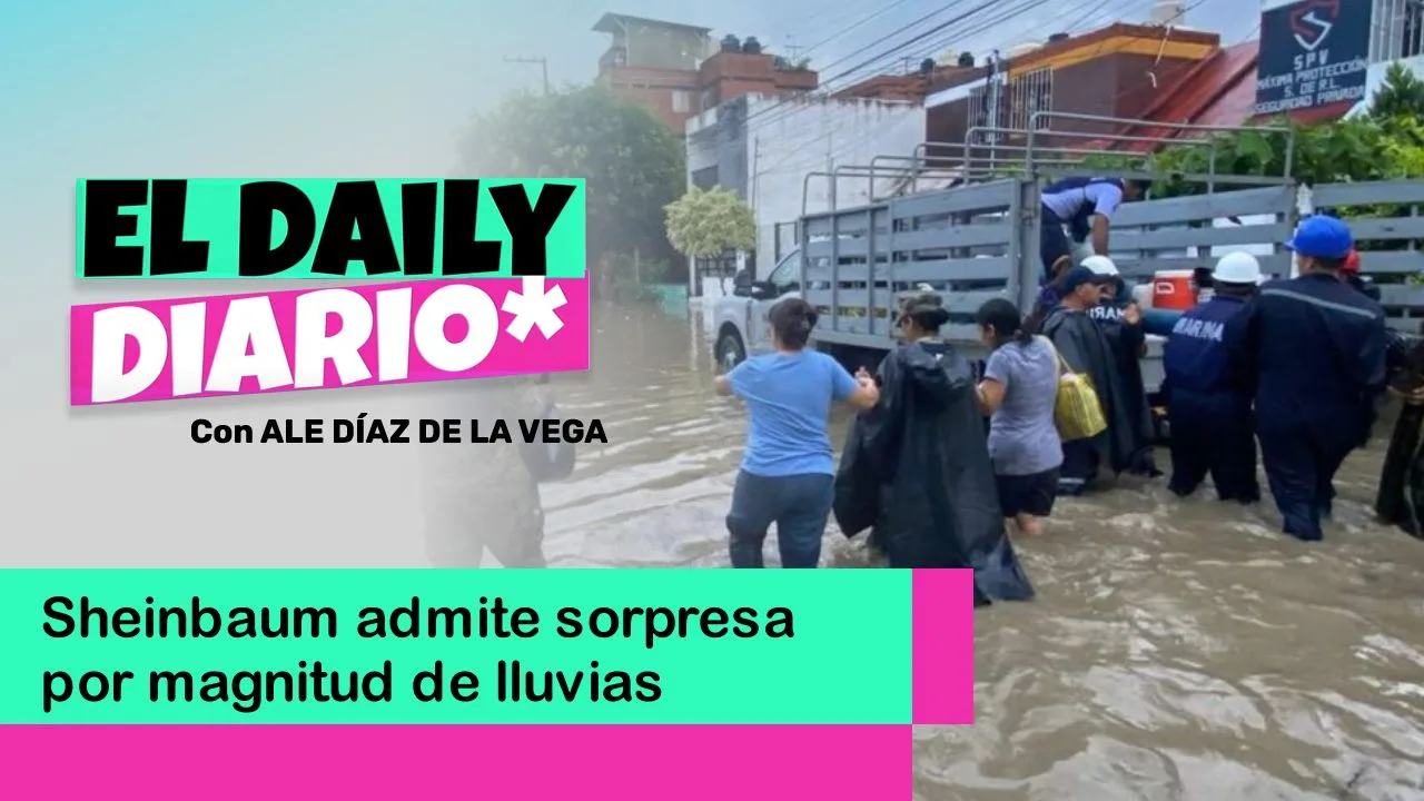Lee más sobre el artículo Sheinbaum admite sorpresa por magnitud de lluvias
