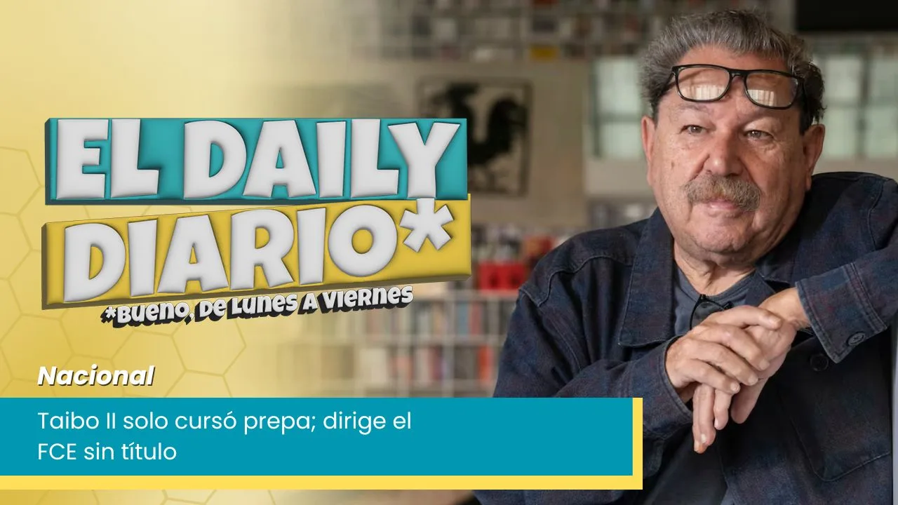 Lee más sobre el artículo Taibo II solo cursó prepa; dirige el FCE sin título