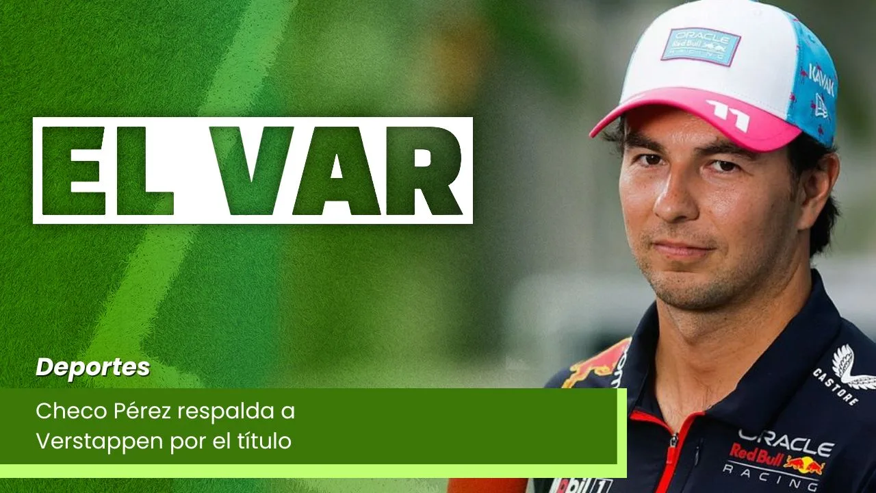 Lee más sobre el artículo Checo Pérez respalda a Verstappen por el título
