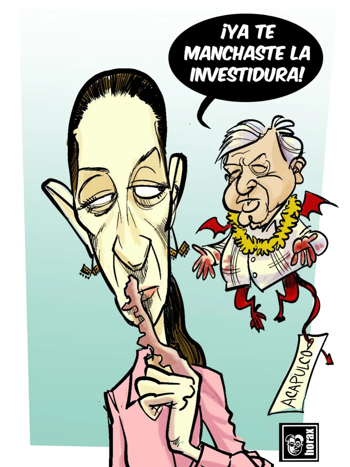 Lee más sobre el artículo Ya te manchaste la investidura”—Dijo el mismísimo que la usó de delantal.